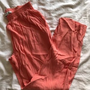 * Wayf coral joggers